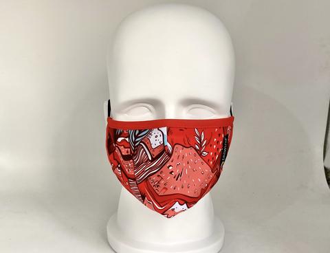 Tailwind Face Mask (Adult) by BOCO Gear - RED